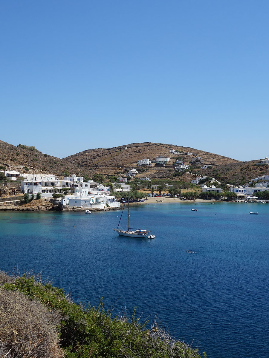 The village of Faros in Sifnos